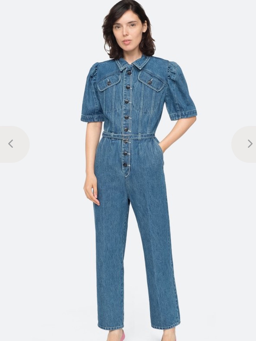 Sea New York Doreen Jumpsuit Indigo Denim